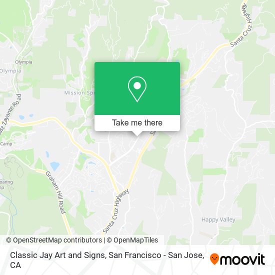 Classic Jay Art and Signs map