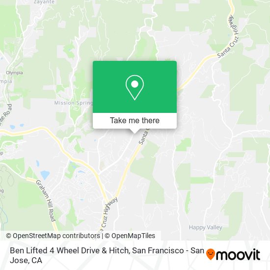 Mapa de Ben Lifted 4 Wheel Drive & Hitch