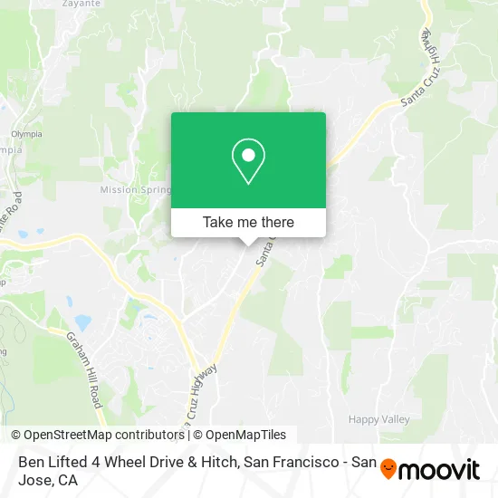 Mapa de Ben Lifted 4 Wheel Drive & Hitch