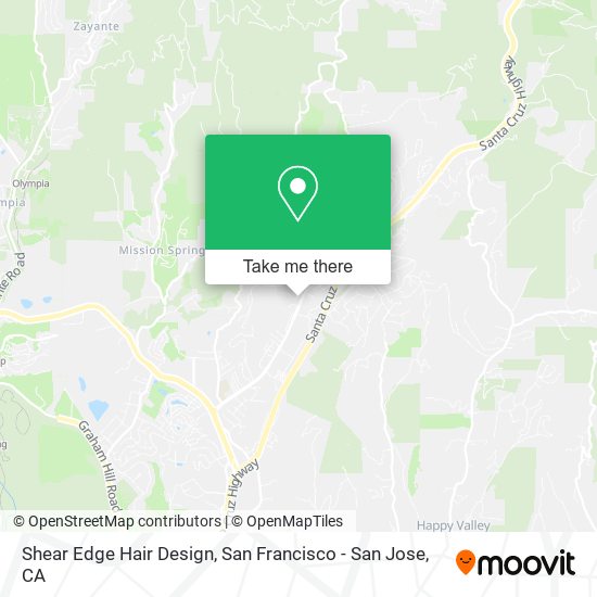 Shear Edge Hair Design map
