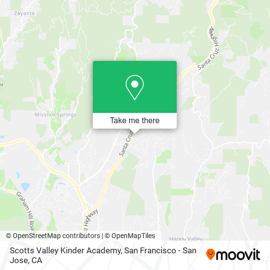 Scotts Valley Kinder Academy map