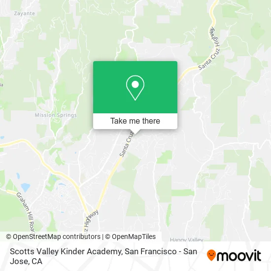 Mapa de Scotts Valley Kinder Academy