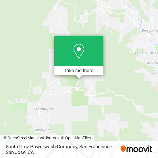 Santa Cruz Powerwash Company map