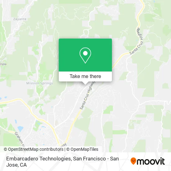 Mapa de Embarcadero Technologies