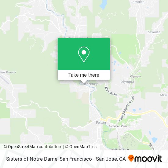 Sisters of Notre Dame map