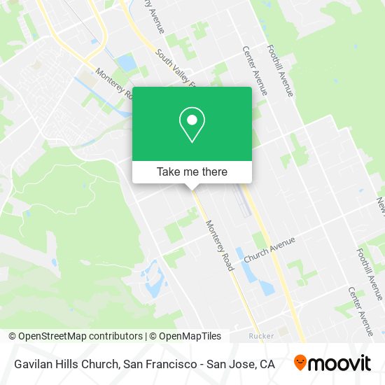 Gavilan Hills Church map