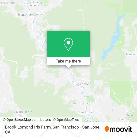 Brook Lomond Iris Farm map