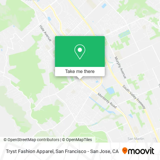 Tryst Fashion Apparel map