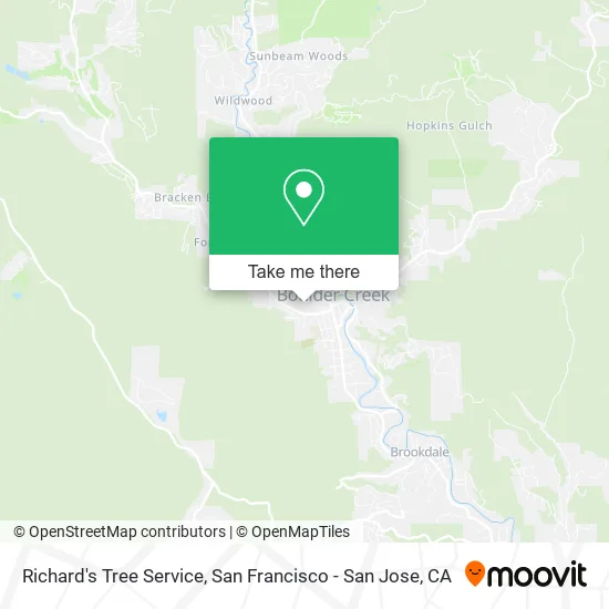 Richard's Tree Service map