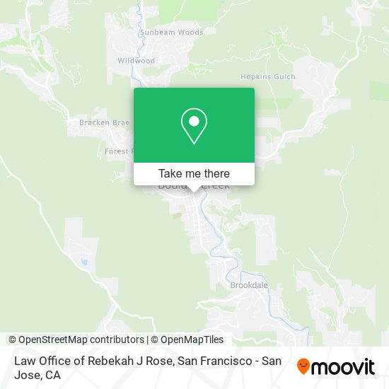 Law Office of Rebekah J Rose map