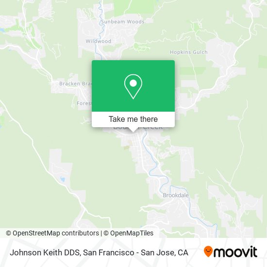 Johnson Keith DDS map