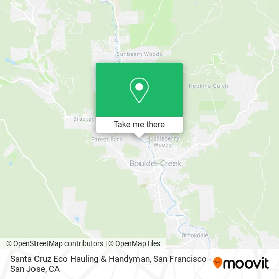 Santa Cruz Eco Hauling & Handyman map