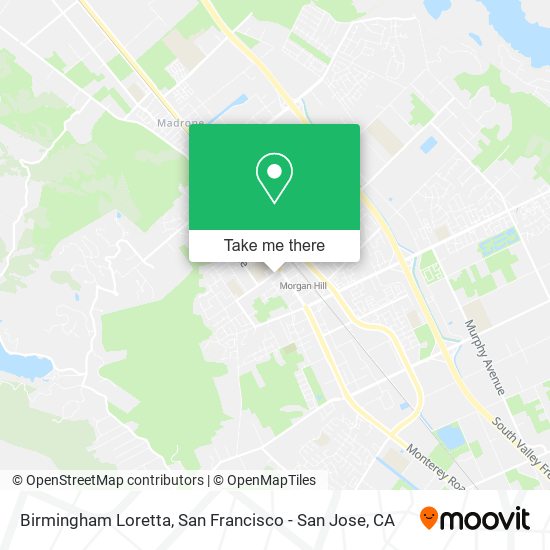 Birmingham Loretta map