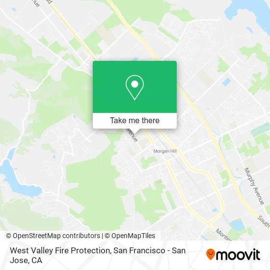 West Valley Fire Protection map
