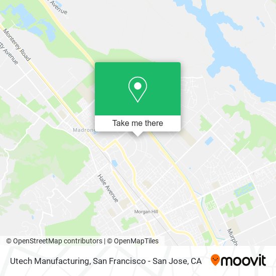 Utech Manufacturing map