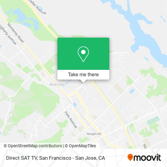 Direct SAT TV map