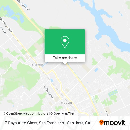 7 Days Auto Glass map