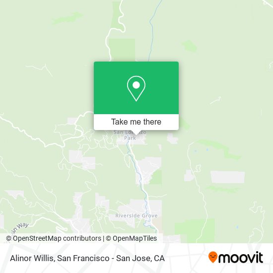 Alinor Willis map