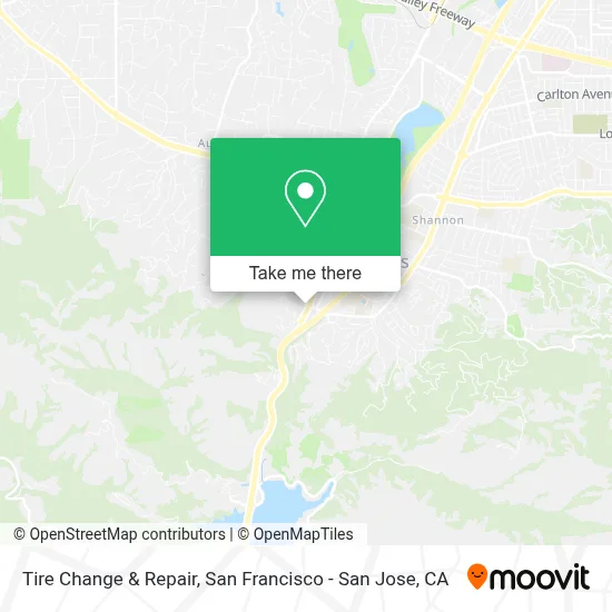 Tire Change & Repair map