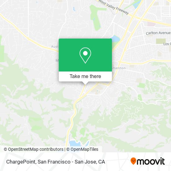 Mapa de ChargePoint