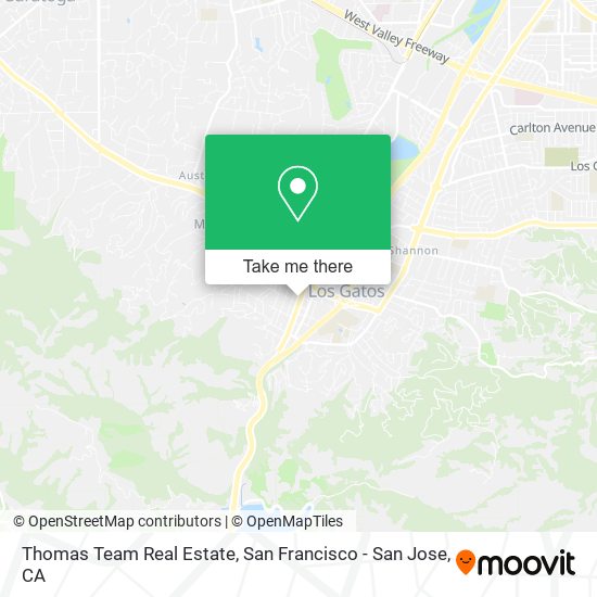 Thomas Team Real Estate map