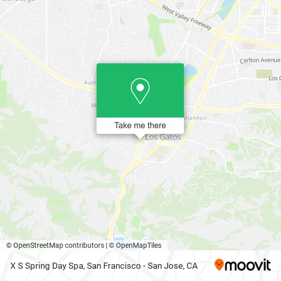 X S Spring Day Spa map