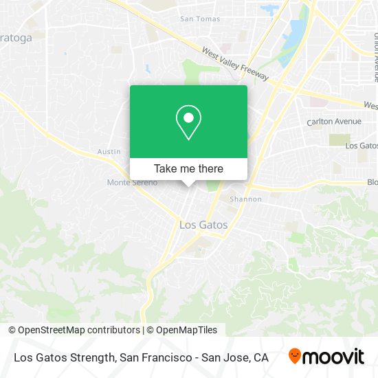 Los Gatos Strength map