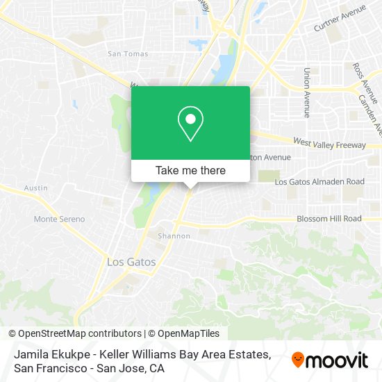 Jamila Ekukpe - Keller Williams Bay Area Estates map