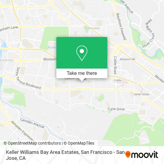 Mapa de Keller Williams Bay Area Estates