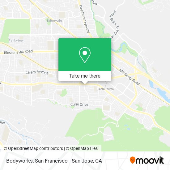 Bodyworks map