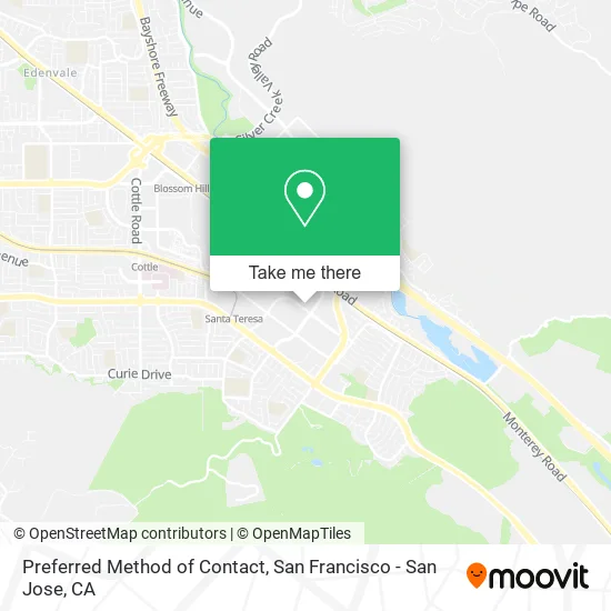 Mapa de Preferred Method of Contact