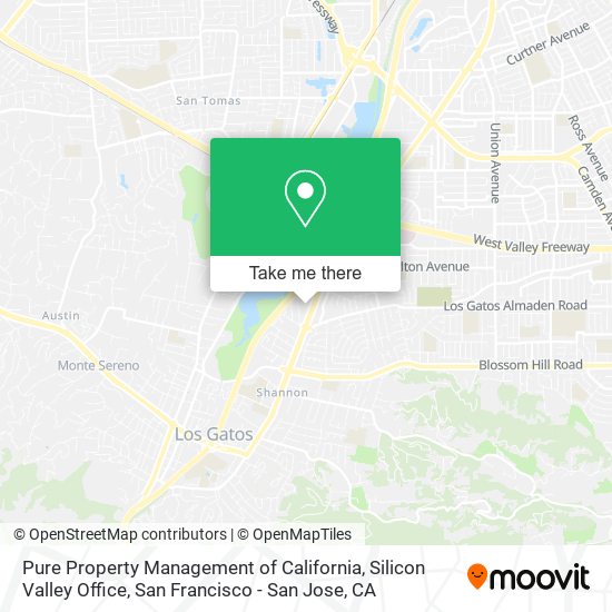 Mapa de Pure Property Management of California, Silicon Valley Office