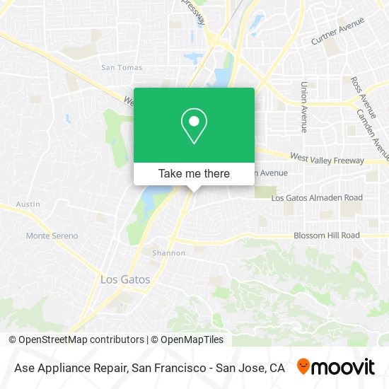 Ase Appliance Repair map