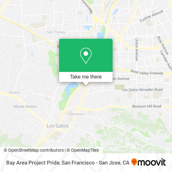 Bay Area Project Pride map