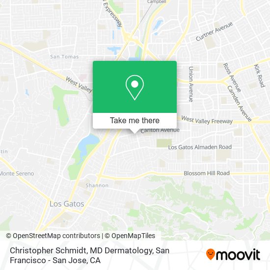 Mapa de Christopher Schmidt, MD Dermatology