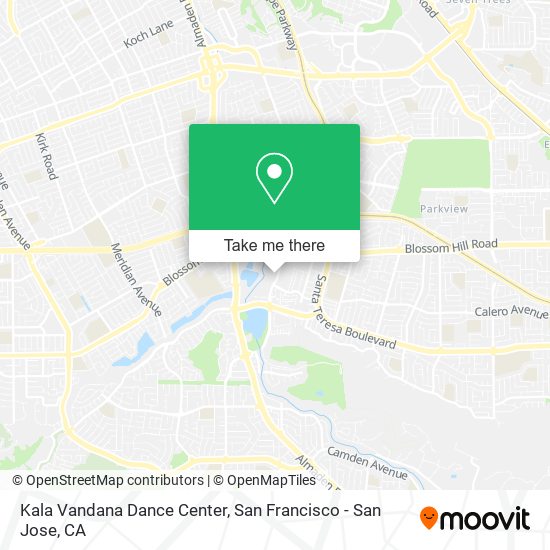 Kala Vandana Dance Center map