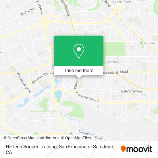 Hi-Tech Soccer Training map