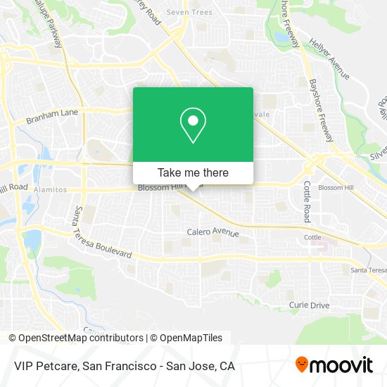 VIP Petcare map