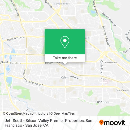 Mapa de Jeff Scott - Silicon Valley Premier Properties