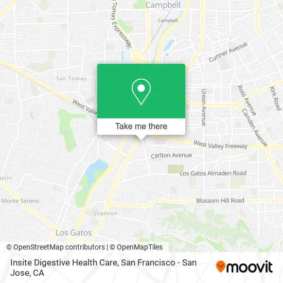 Insite Digestive Health Care map
