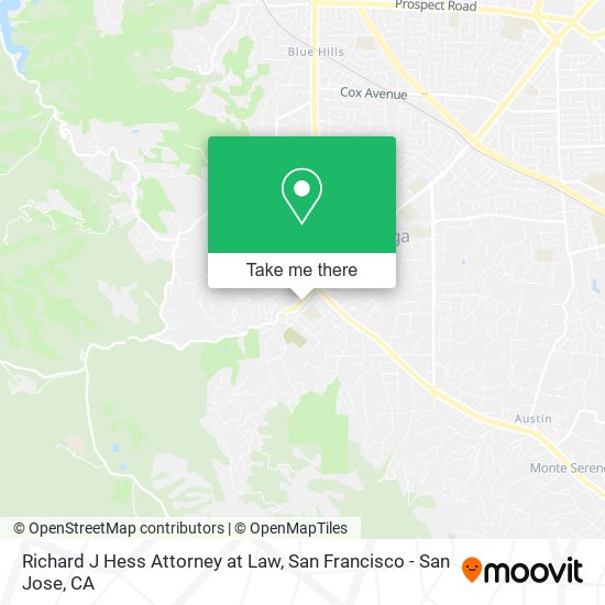 Mapa de Richard J Hess Attorney at Law