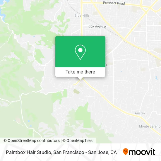 Mapa de Paintbox Hair Studio