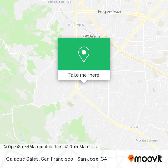 Mapa de Galactic Sales