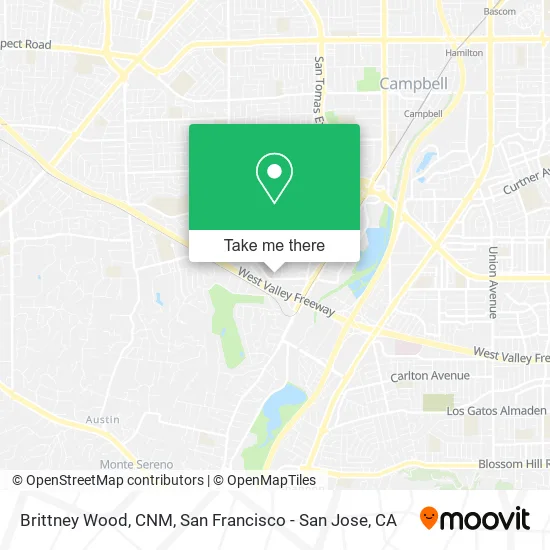 Brittney Wood, CNM map