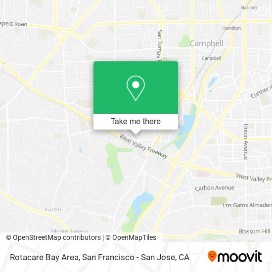 Rotacare Bay Area map