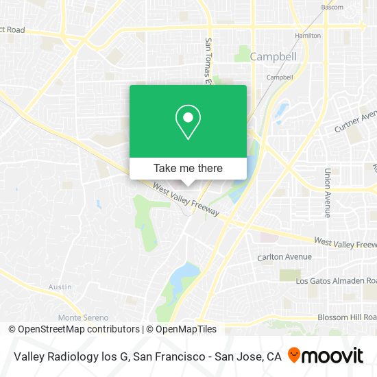 Valley Radiology los G map