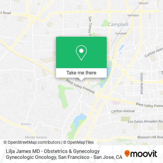 Lilja James MD - Obstetrics & Gynecology Gynecologic Oncology map