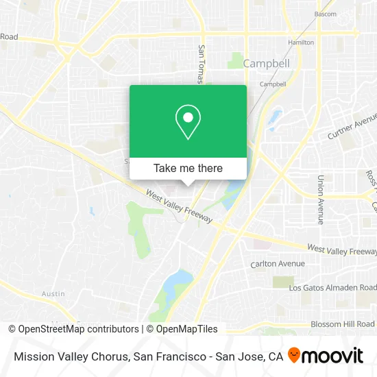 Mission Valley Chorus map