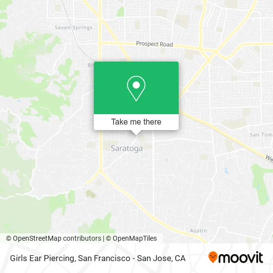 Girls Ear Piercing map