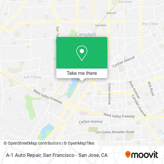 A-1 Auto Repair map